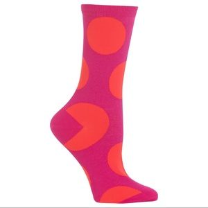 HOTSOX Exaggerated Dot Crew Socks